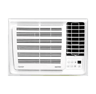 Carrier Optima Compact Inverter window type aircon with remote and 24 hour timer on aircon for controlled use