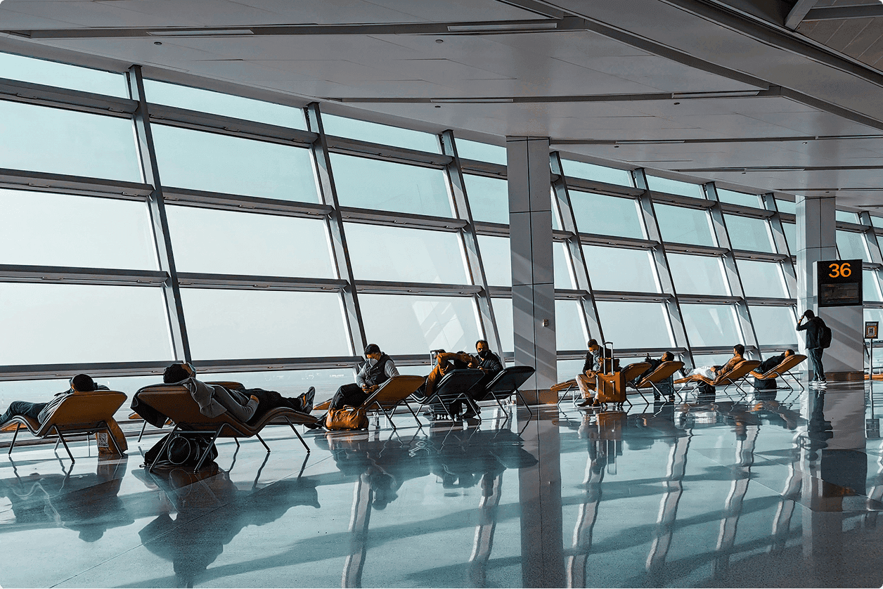 A well cooled airport boarding gate with the help of Carrier Philippines large scale cooling solutions