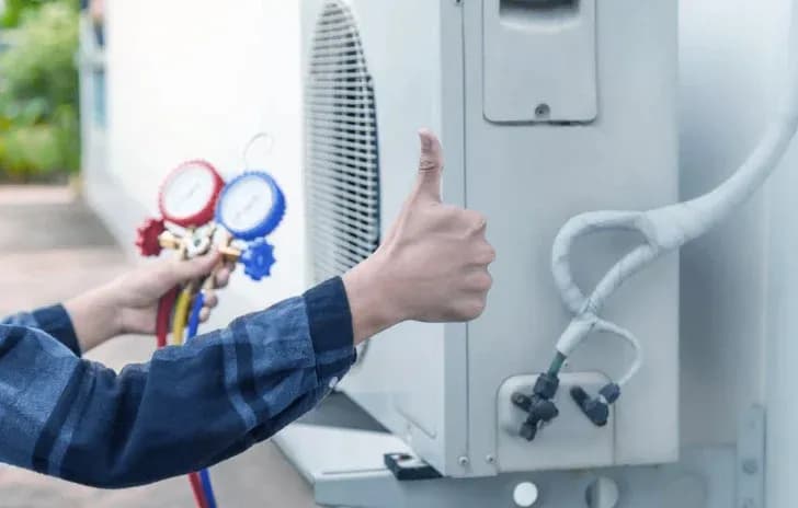 An HVAC system that is well maintained and good to go!