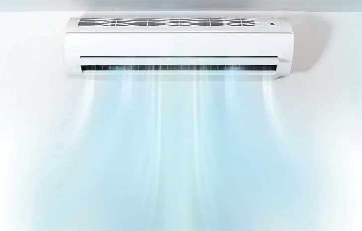 A regularly cleaned split type aircon that produces efficient and strong cooling while saving energy costs