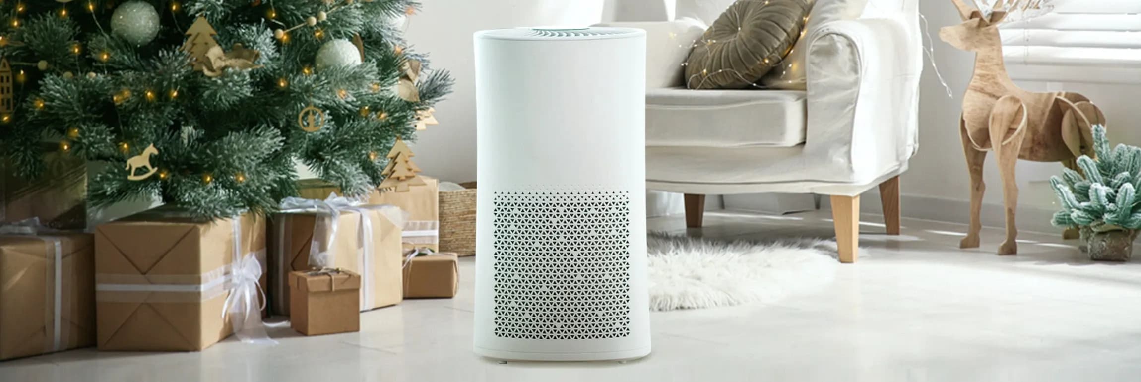 Using an air purifier as a safety precaution especially during the holiday season